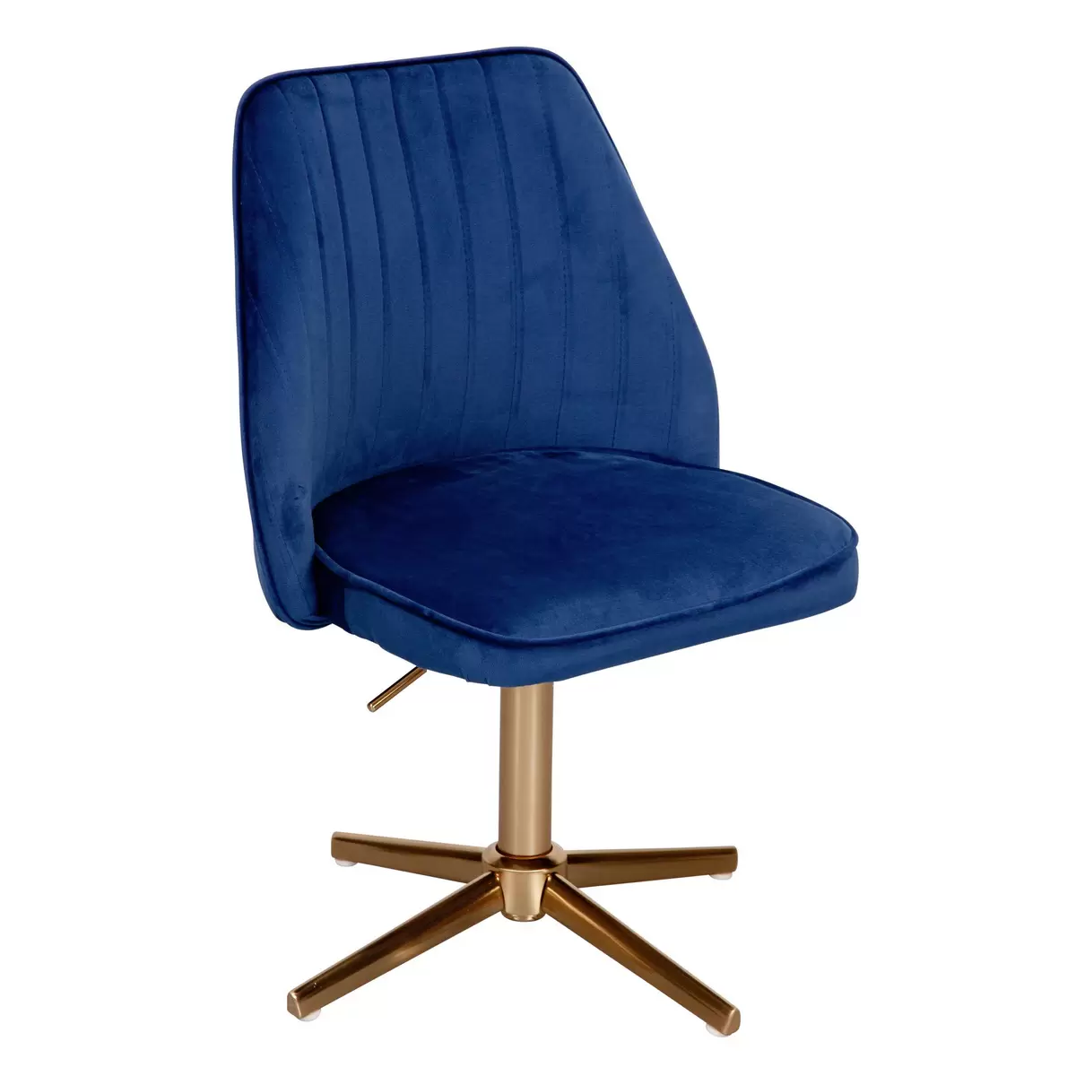 Stuhl Trabes blau,gold