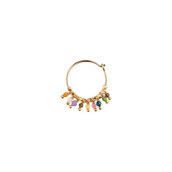 Stine A Petit Rainbow Hoop With Stones