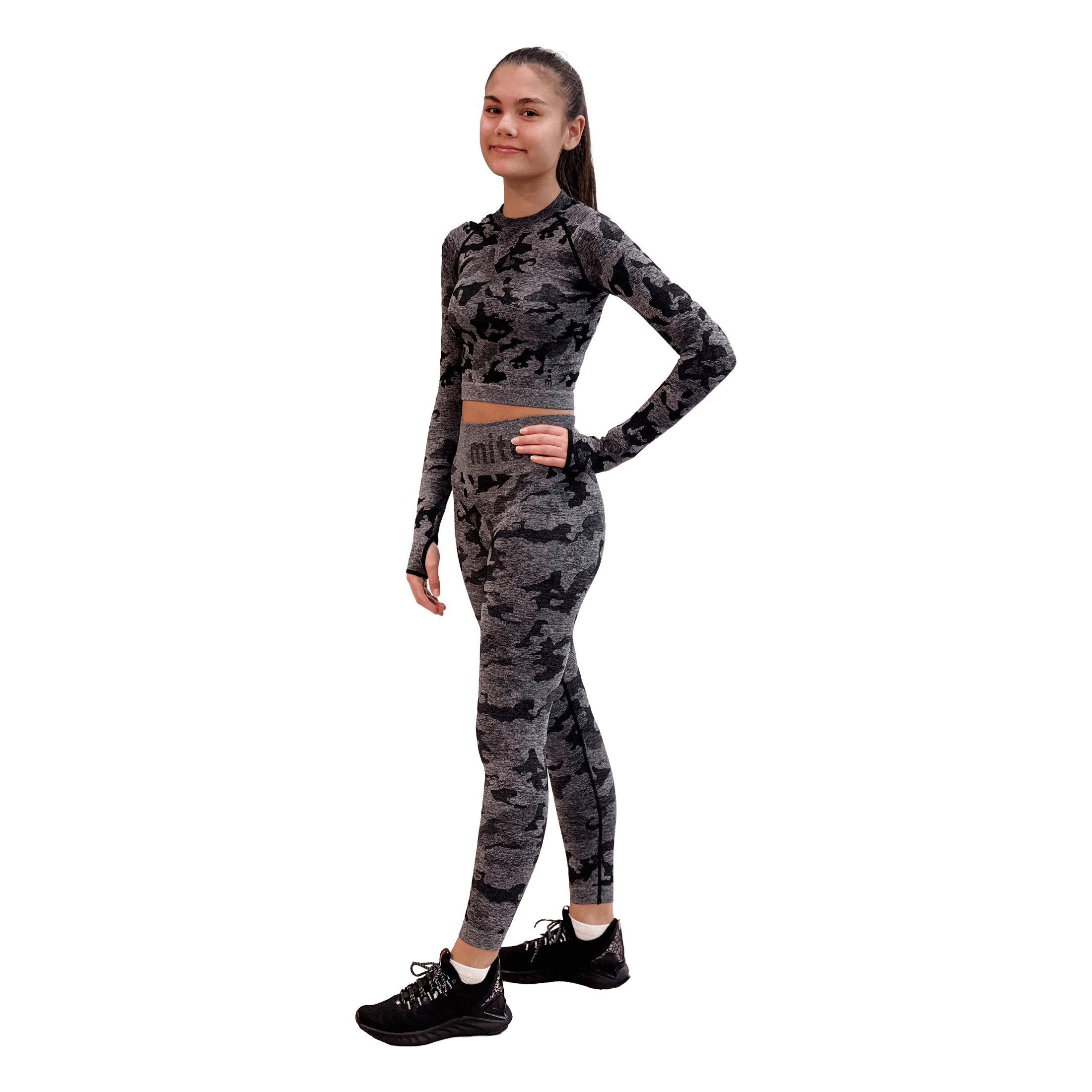 Mitchi Lauren camo langermet - Treningstøy