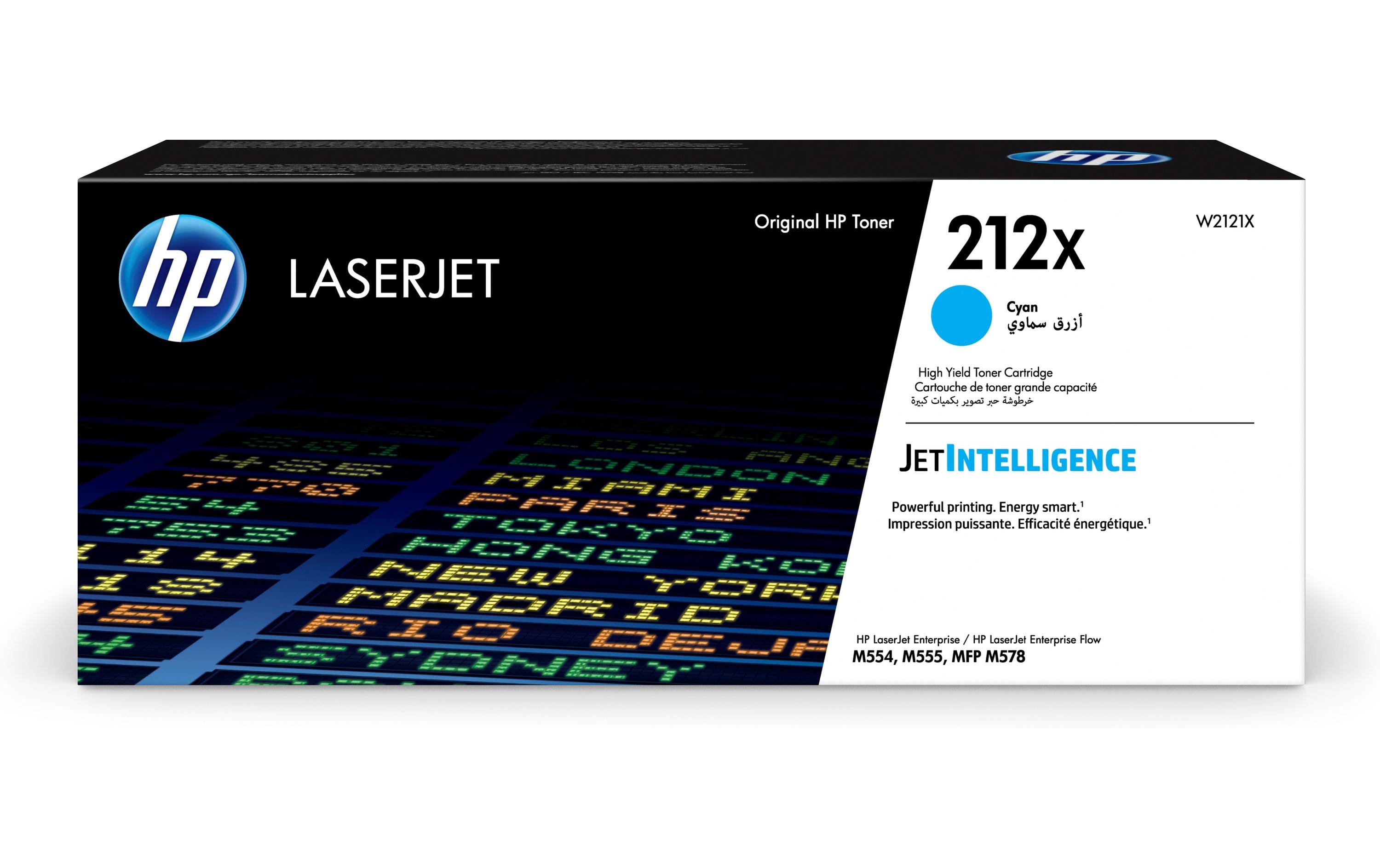 Toner Nr.212X (W2121X) Cyan<br>Tonerkartusche