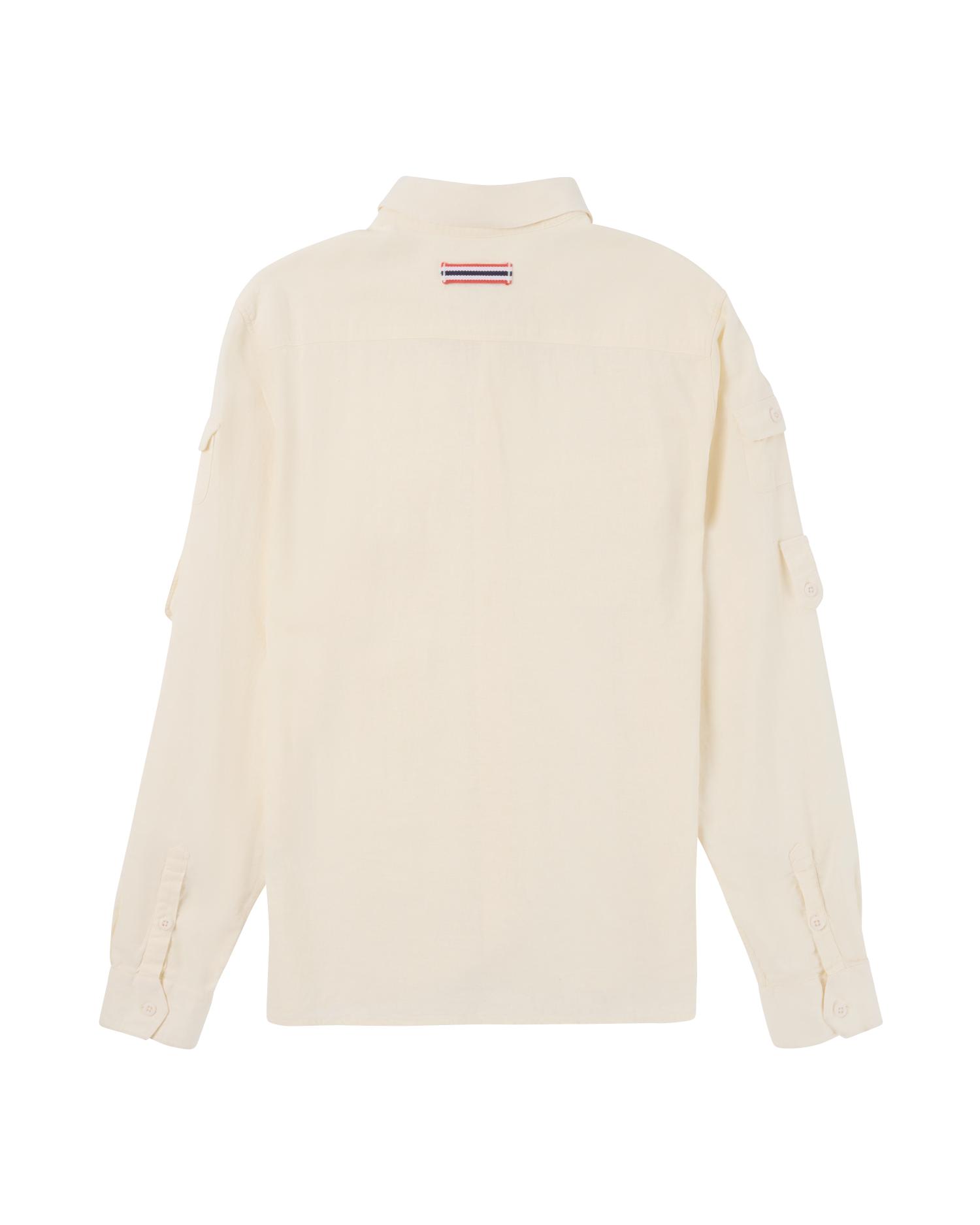 Amundsen Travellers Linen Shirt Womens White