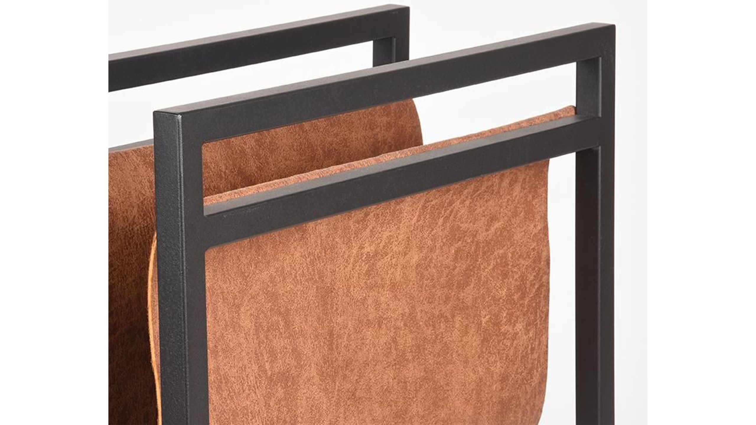 Magazinehouder Cognac MT-2272B45 x D20 x H38 cm