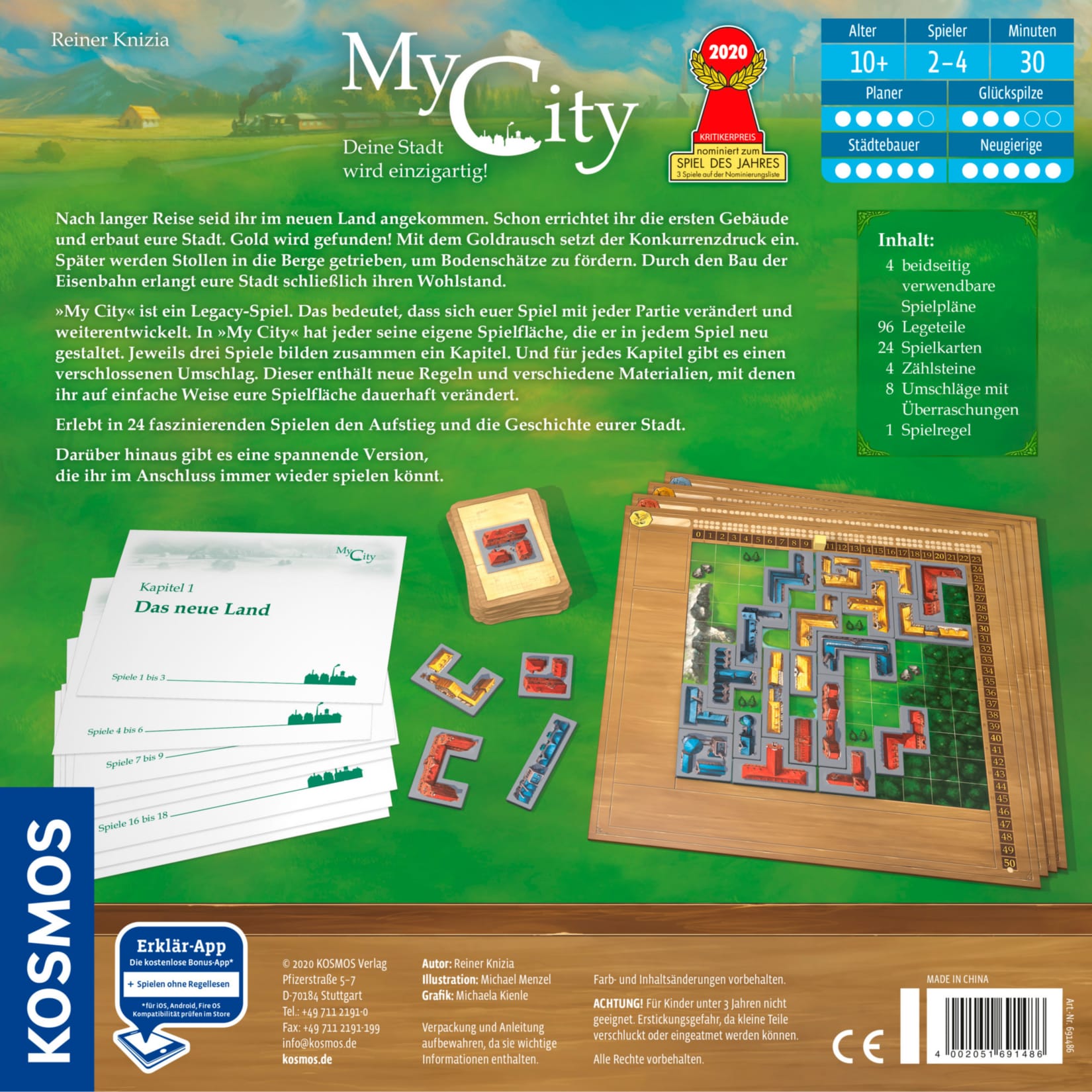 Kosmos Brettspiel My City