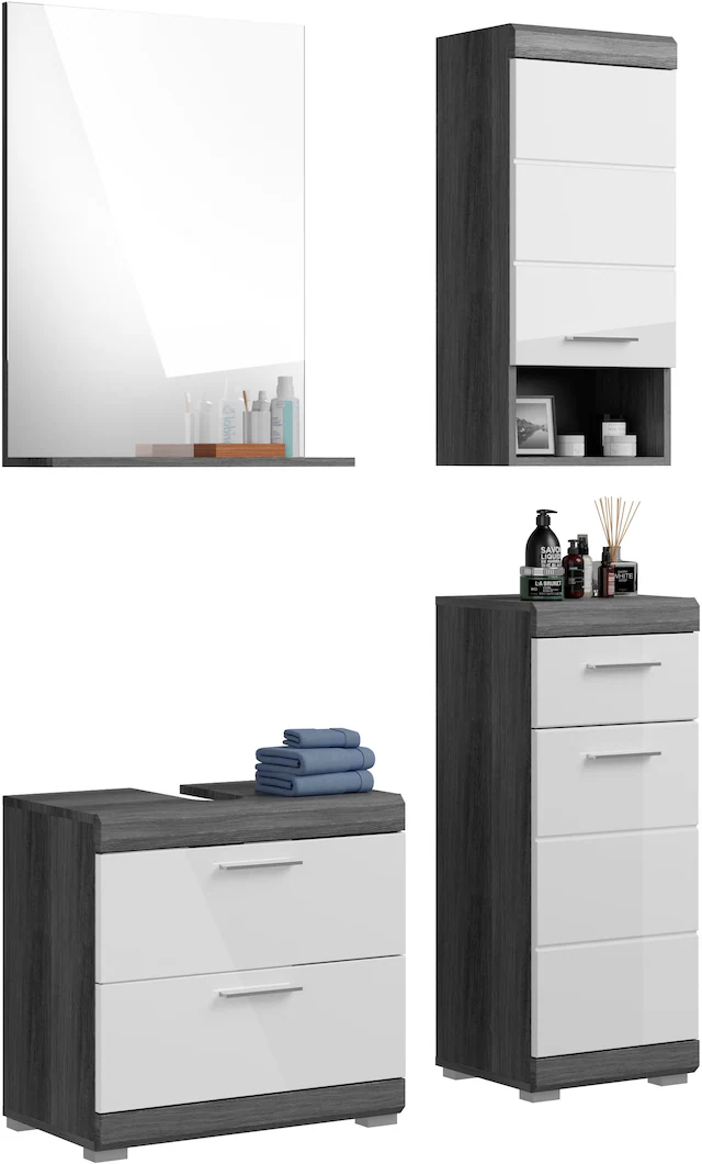 INOSIGN Badmöbel-Set »Siena, 4 teilig, bestehend aus:« Set, TOPSELLER!, 3 Stk. tlg.