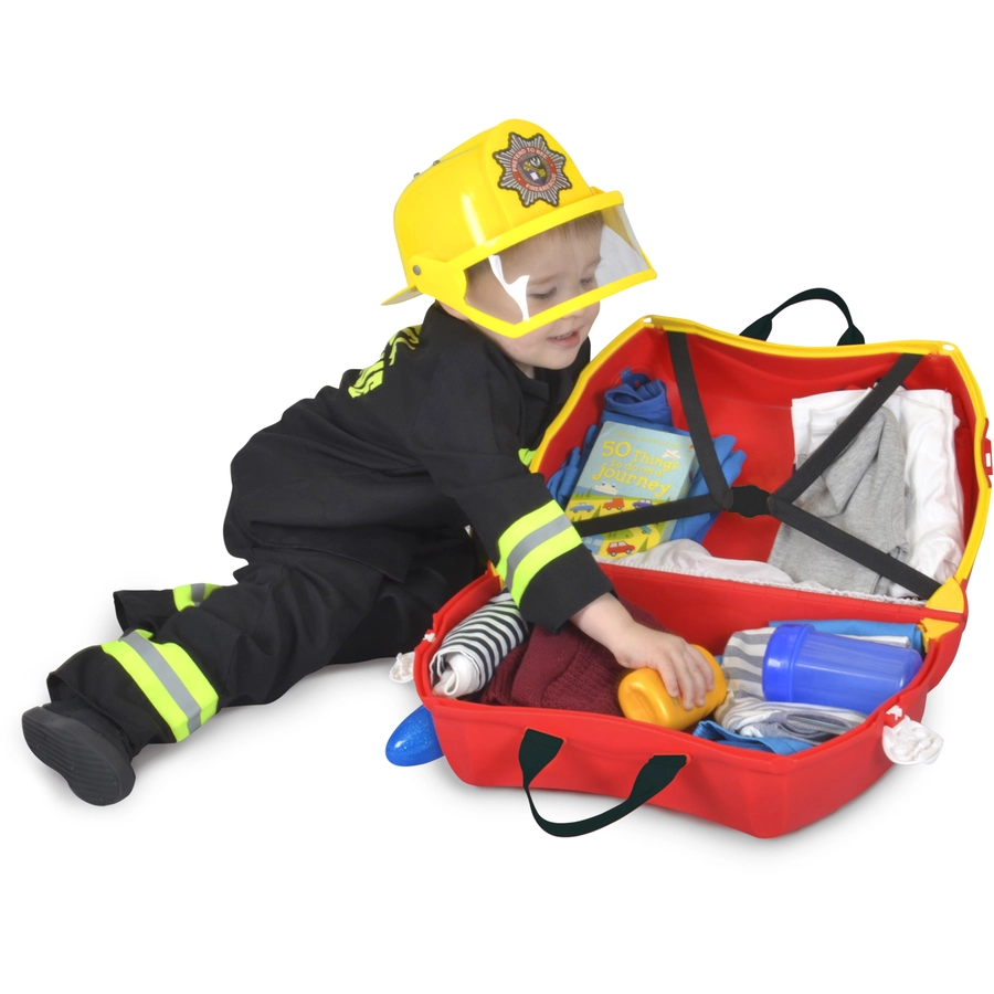 trunki Kinderkoffer - Feuerwehrauto Frank