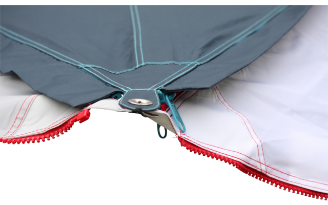 Bent Sonnensegel Zip-Protect Canvas Single mit Reißverschluss-Abdeckklappen