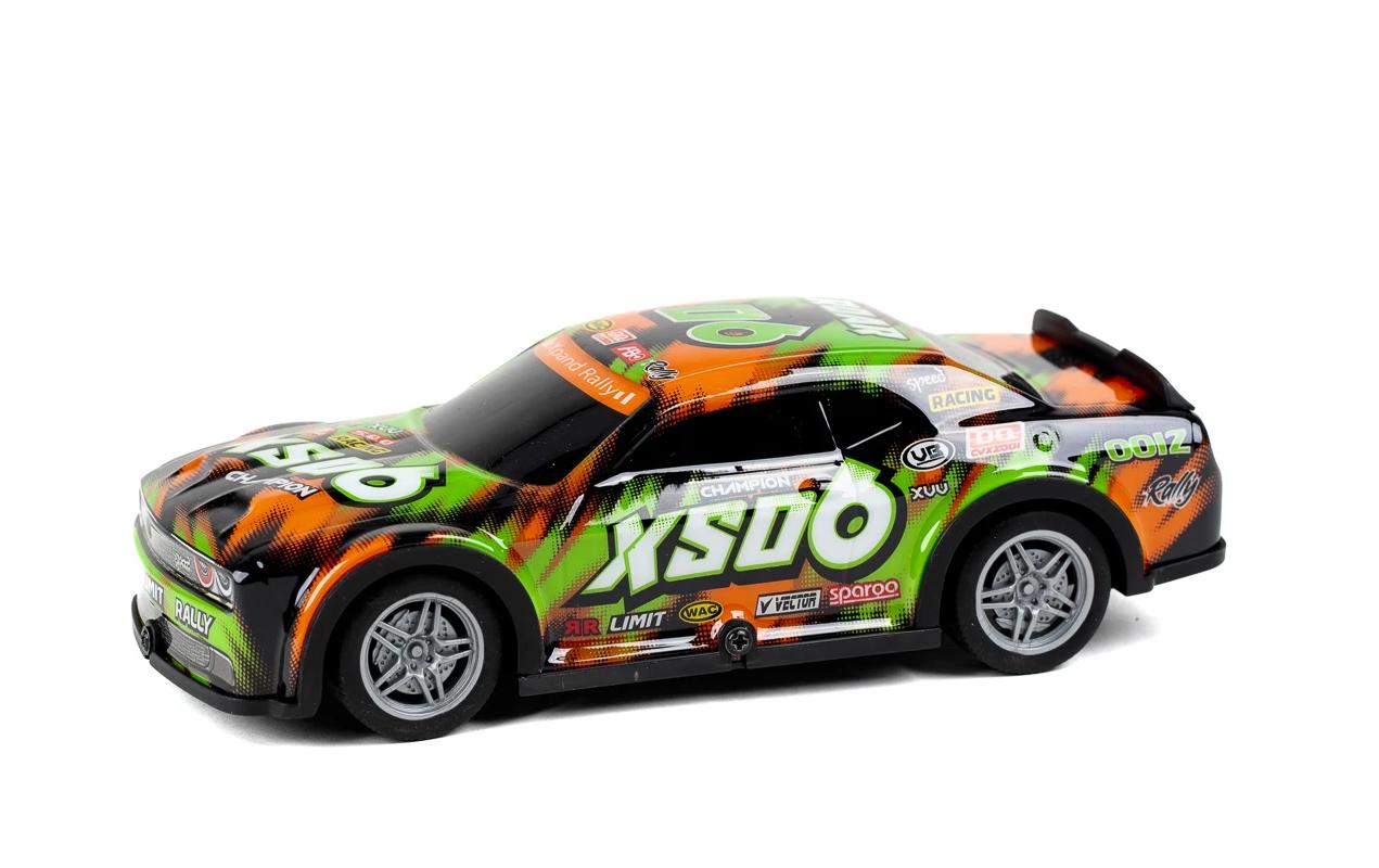 Auto Roar SXO6 mit Licht, Grün/Orange, 1:22Ferngesteuerter Sportwagen mit Licht für Kinder ab 3 Jahren