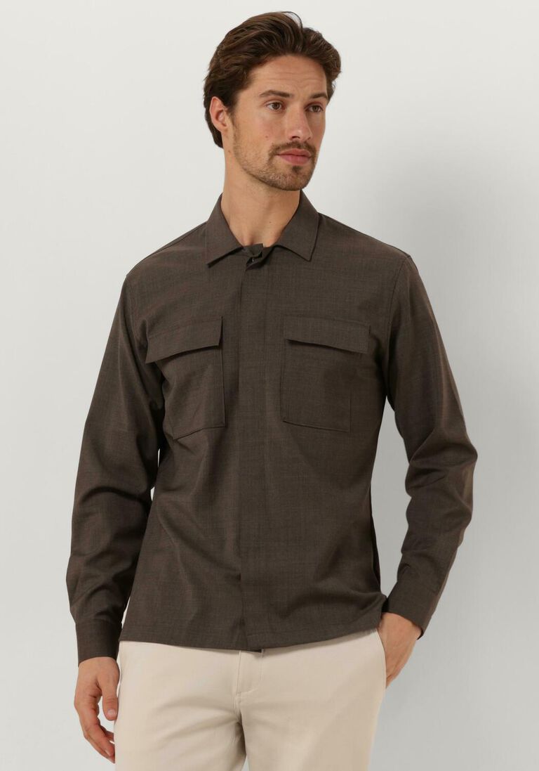 GENTILUOMO taupe gentiluomo overshirt s9310-969