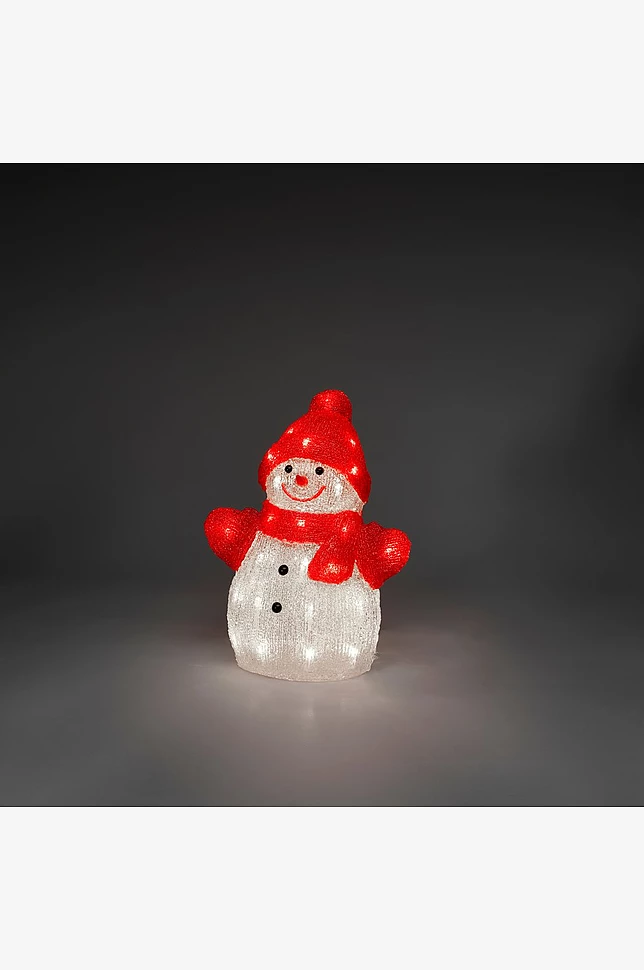 Snømann LED høyde 32 cm