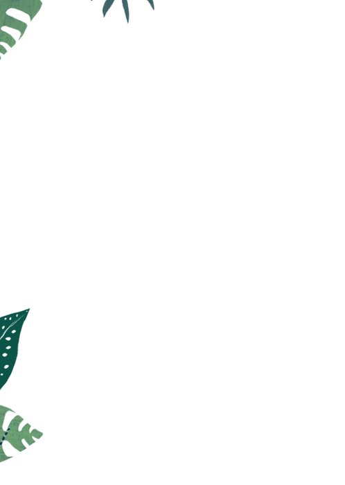 Greetz | Uitnodiging tuinfeest | tropical
