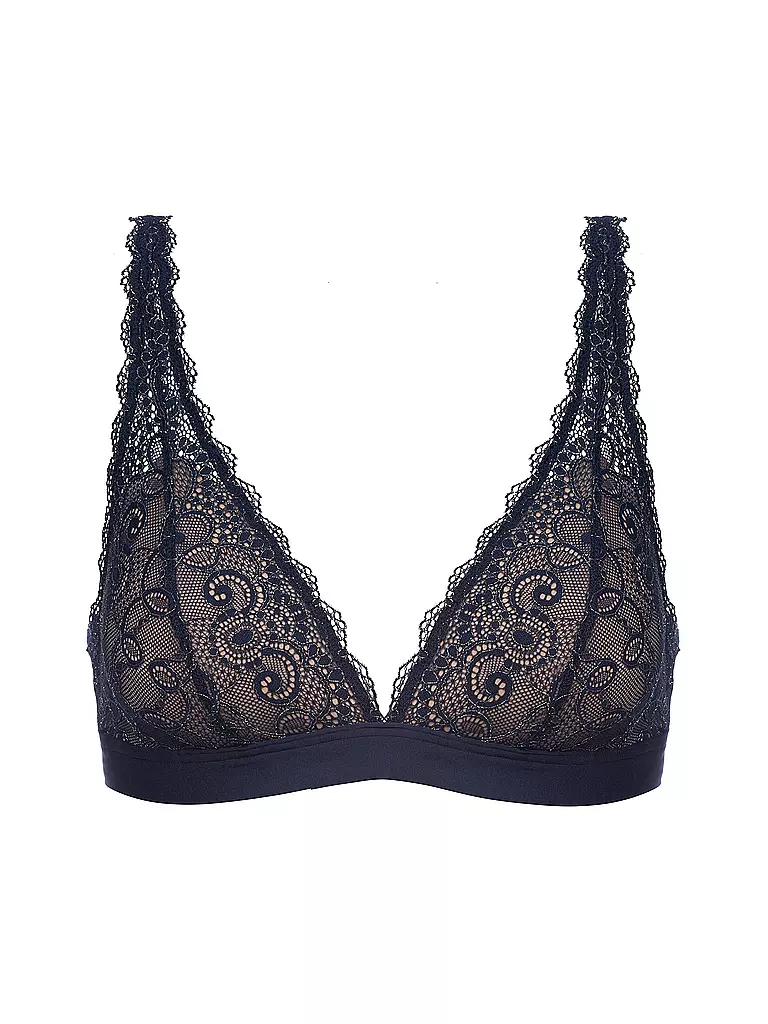 MEY Triangel BH deep shadow grau