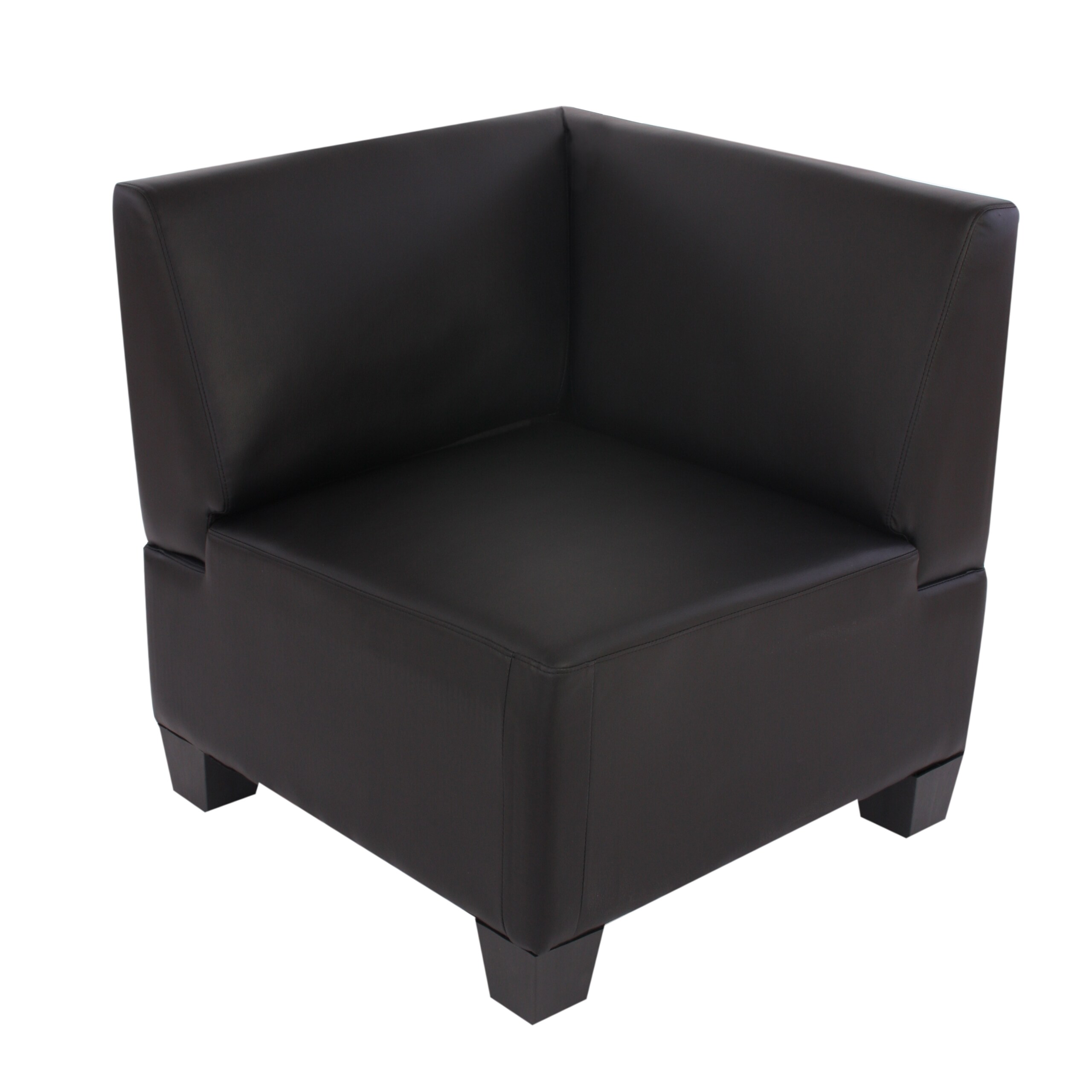 Couch-Garnitur Moncalieri 6-1 ~ schwarz