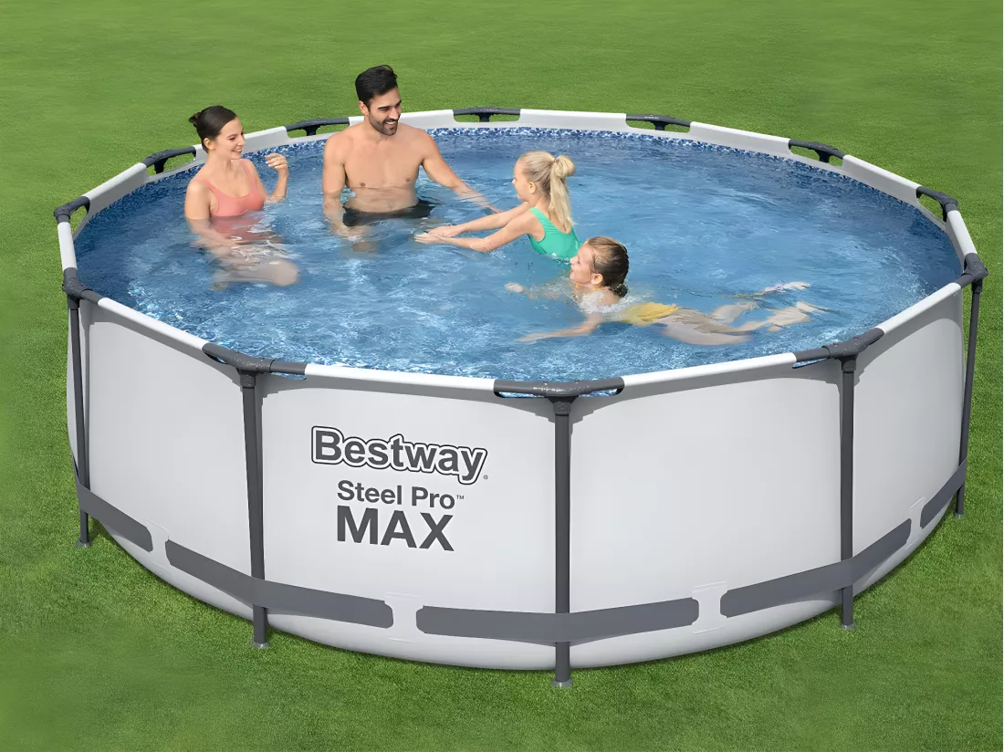 Piscine tubulaire Steel Pro Max ronde 3,66 x 1,00 m - Bestway