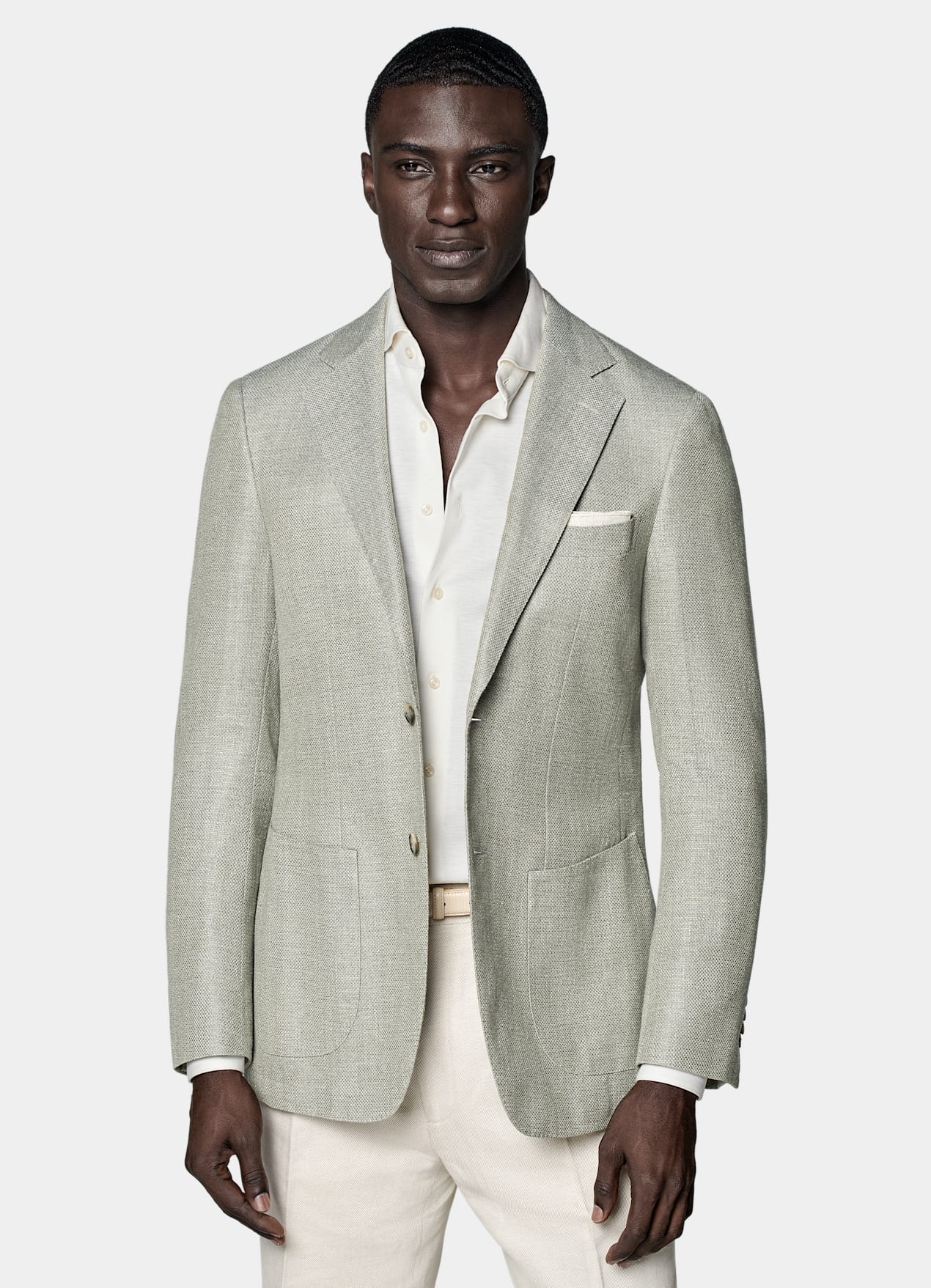 Blazer Havana coupe Tailored vert clair