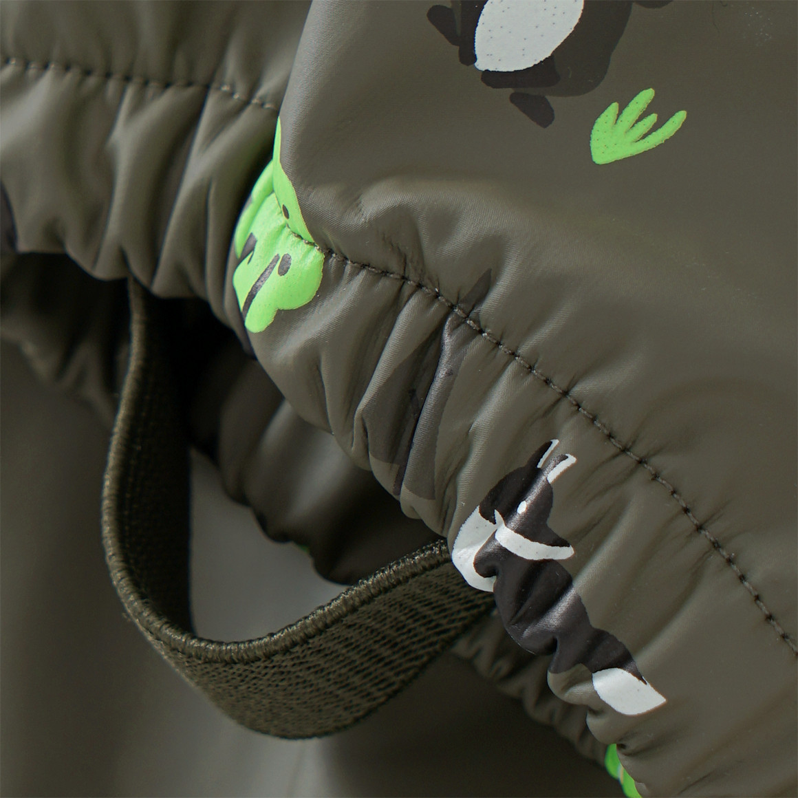 Topolino Jungen Regenoverall mit Waldmotiven oliv