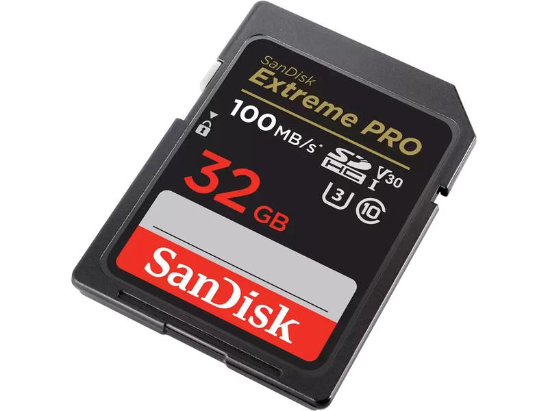 SanDisk SDXC-Karte Extreme PRO 32 GB Professionelle SDHC-Speicherkarte mit 32 GB Kapazität
