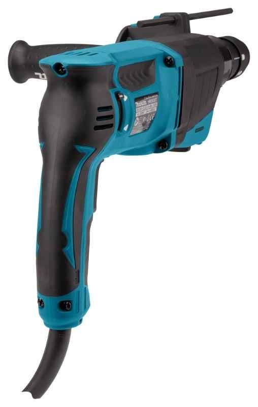 Makita HR2630TX12 230 V Combihamer met verwisselbare boorkop, in koffer, 17-delige boor- en beitelset in aluminium koffer