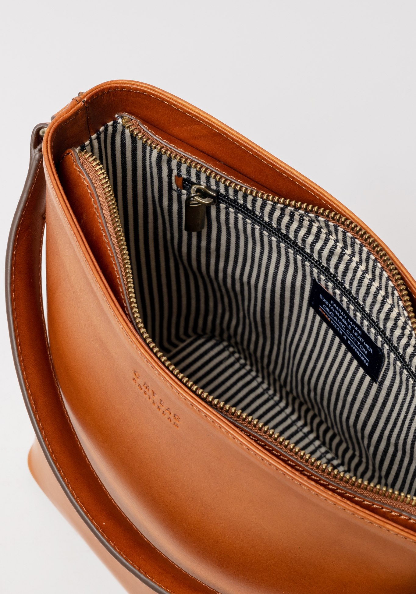 O My Bag Bucket Bag Bobbi Maxi Classic Leather Cognac