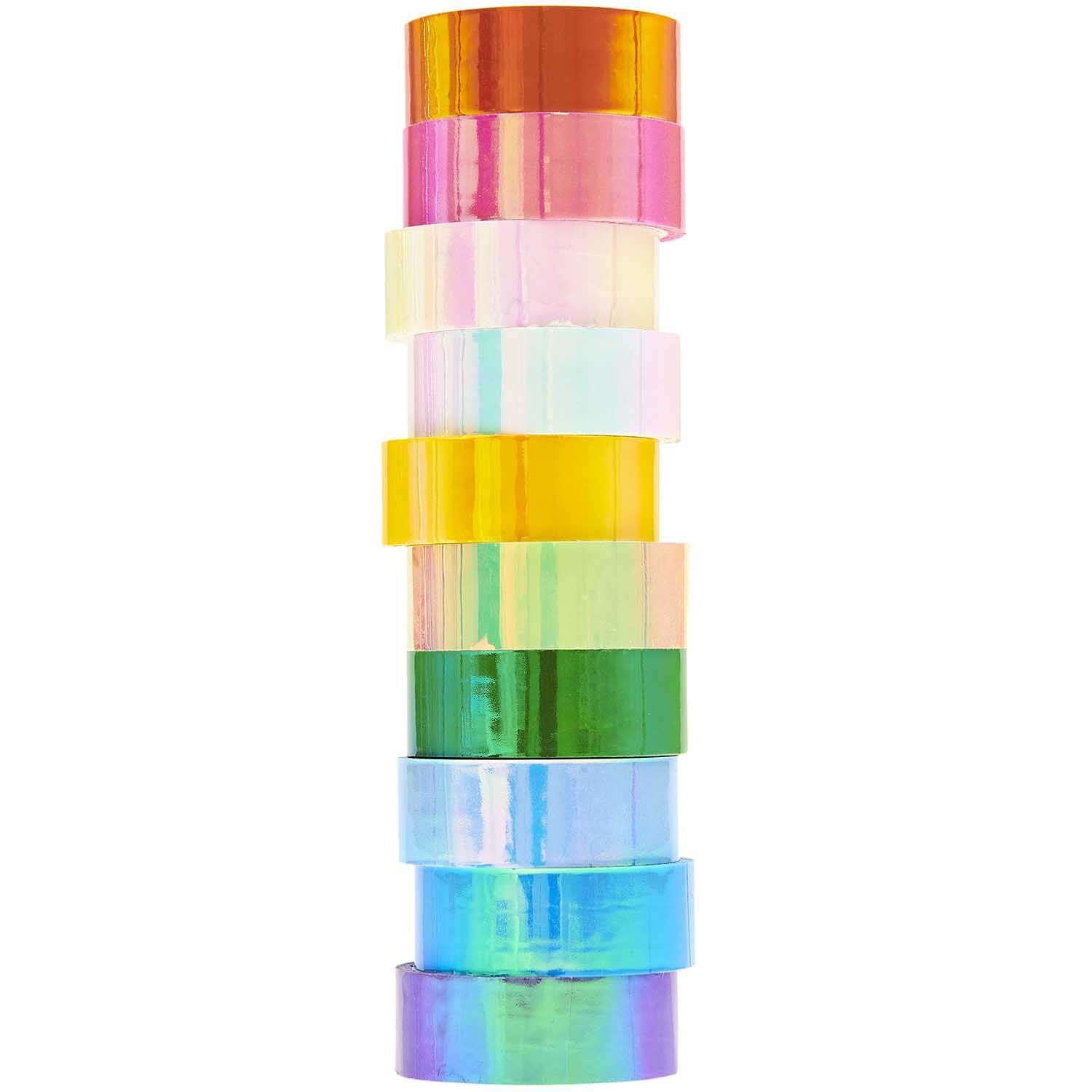 Washi-Tape MIRROR RAINBOW 10er-Set