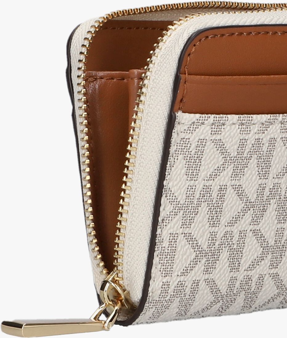 MICHAEL KORS beige michael kors portemonnee sm za coin card case