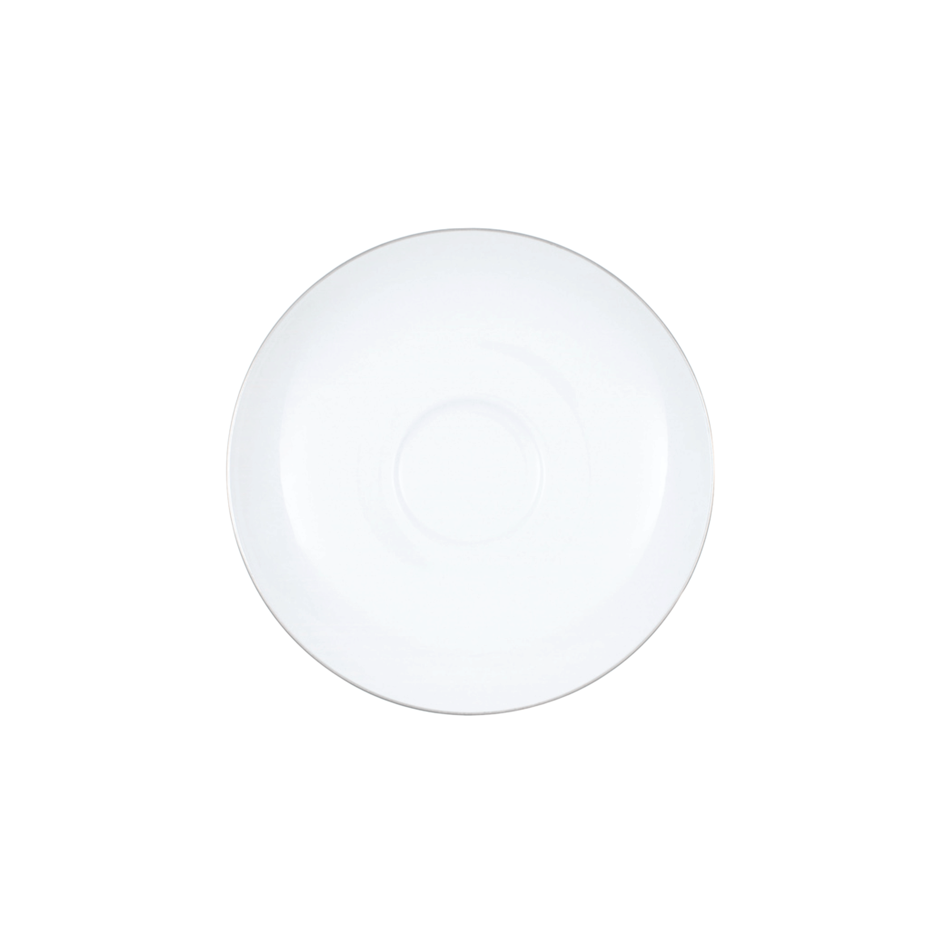 Anmut Coffee cup saucer White, 6'', Premium Bone Porcelain