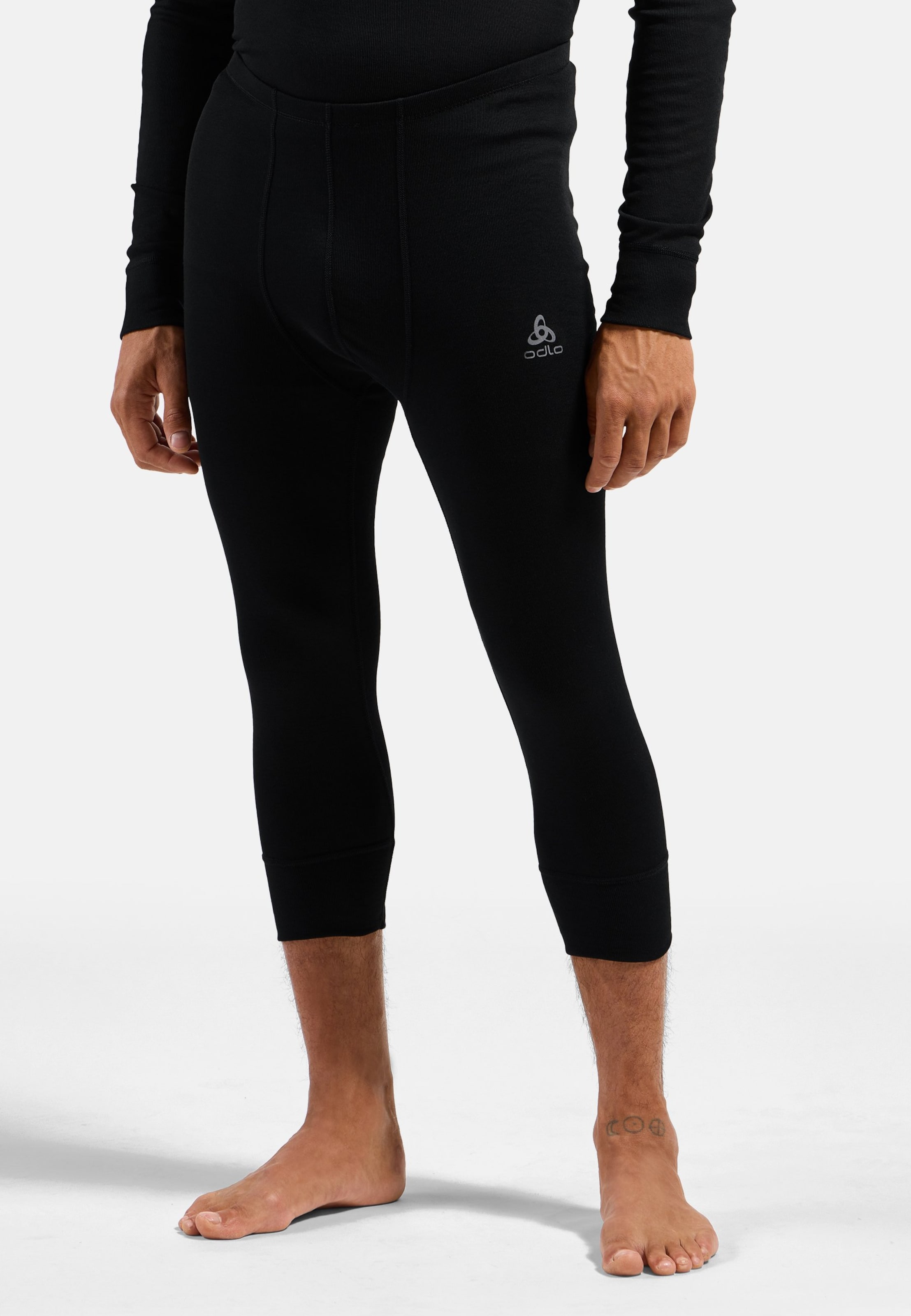 Active Warm Base Layer 3/4 Tights in black