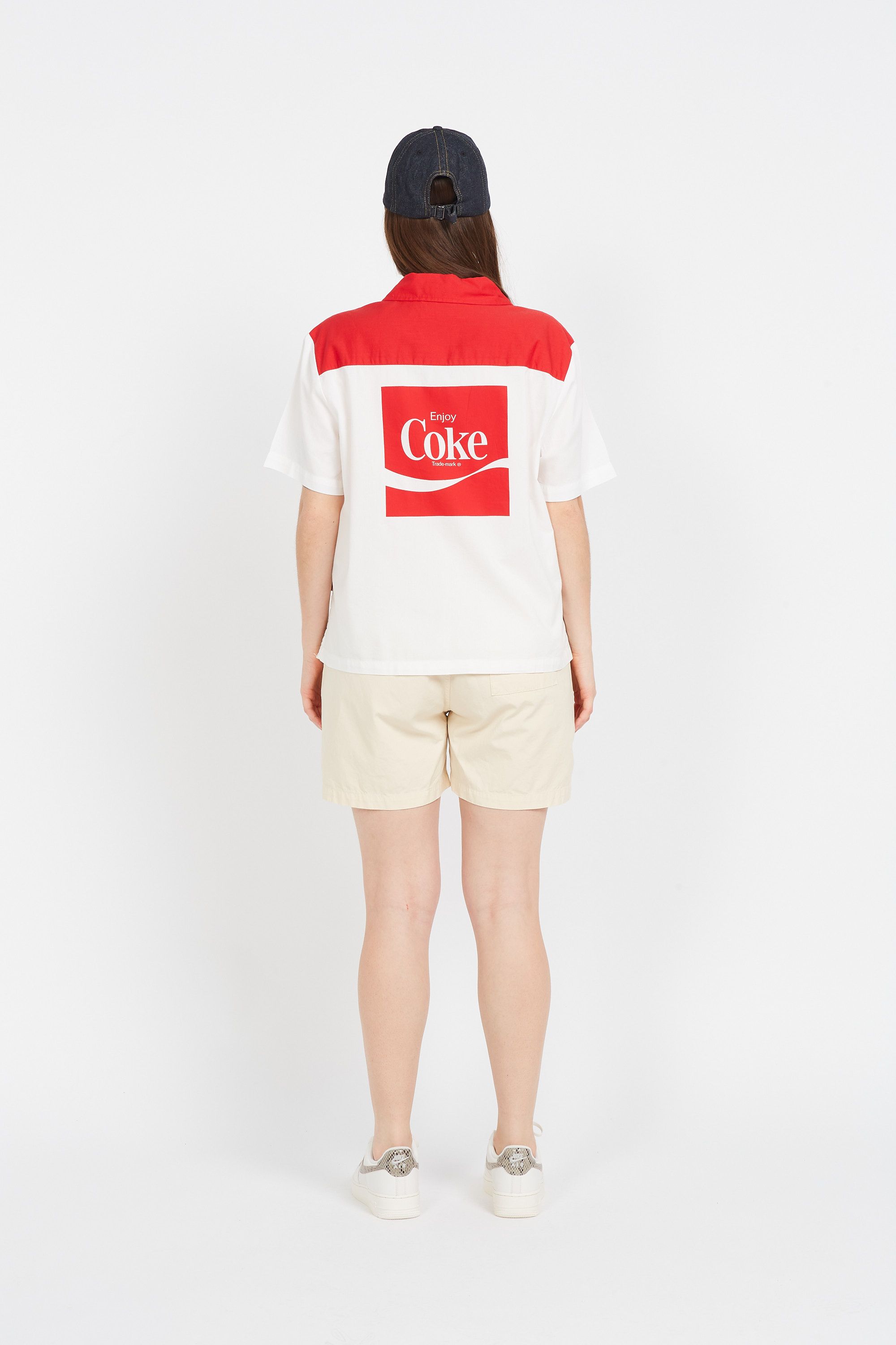BRIXTON Chemise - brixton x COCA COLA BUNKER BLOC Rouge