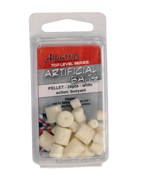 Albatros Artificial Pellet - Baits - Wit 3x8 stuks Karper