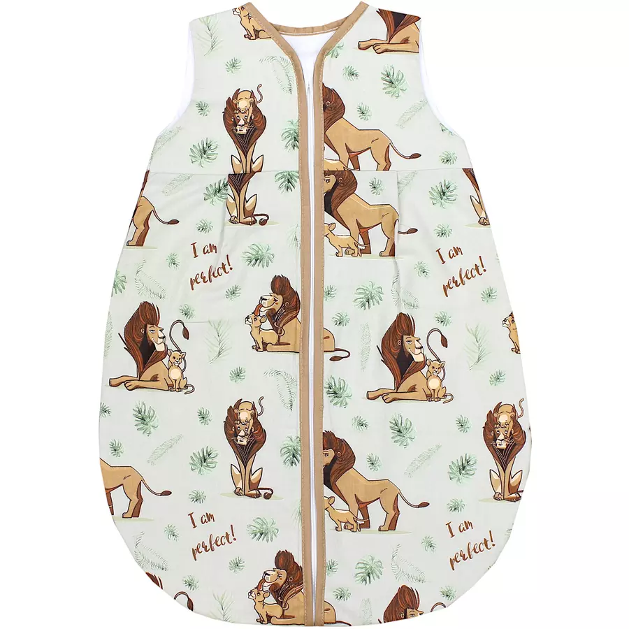TupTam Baby Sommer Schlafsack Ärmellos Unwattiert braun
