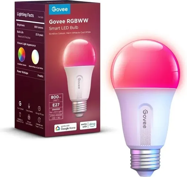 Govee Smart Light Bulb Wifi Ampoule connectée