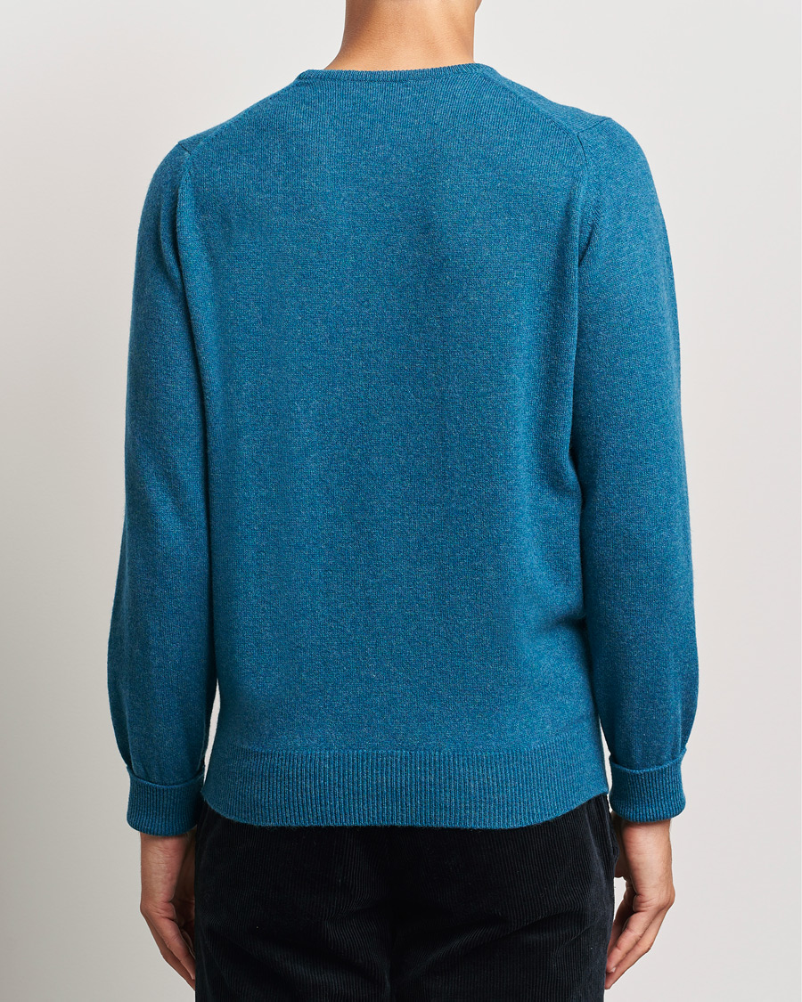 William Lockie Rob Lambswool Crewneck Mallard