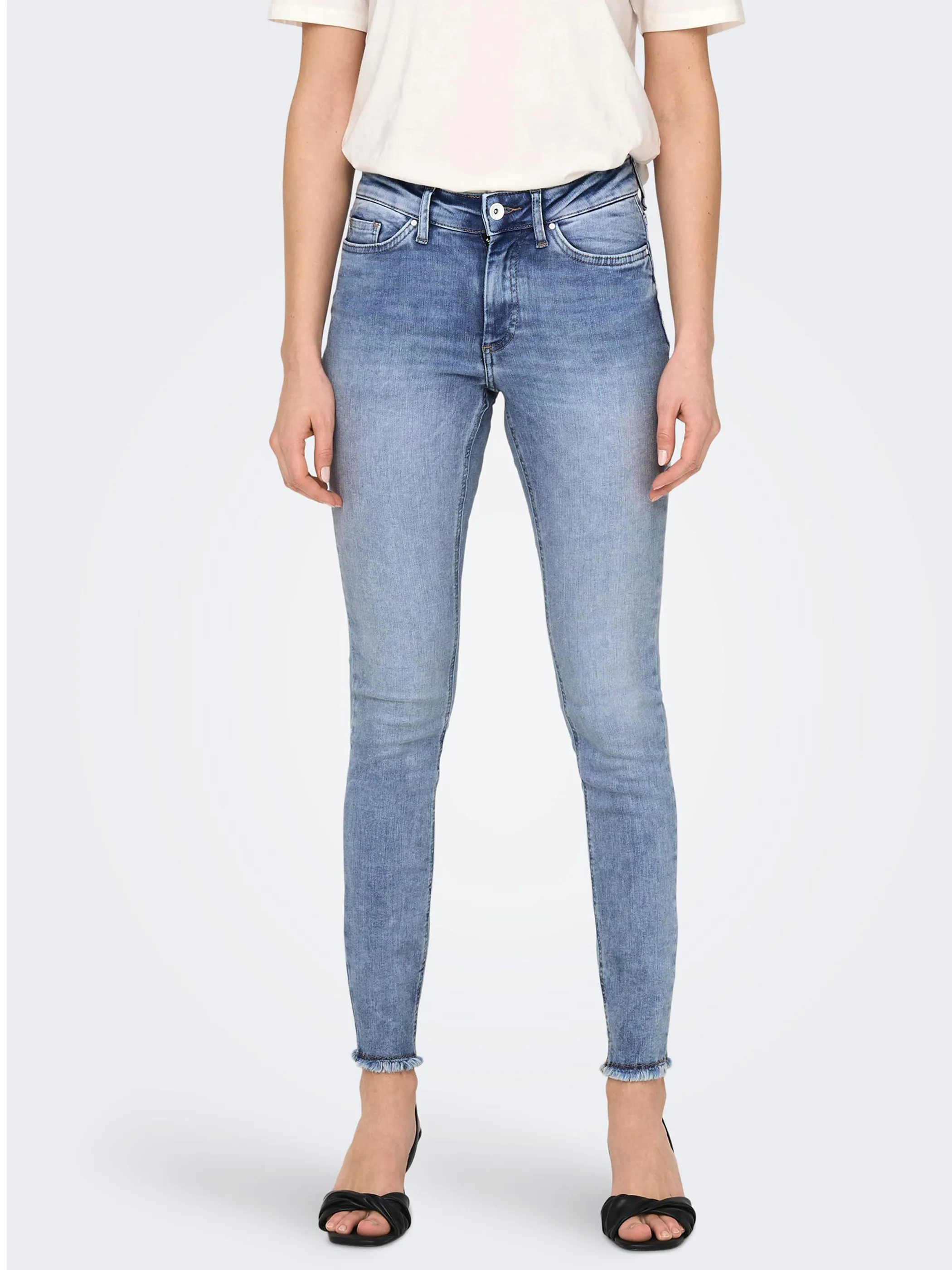 Only ONLBLUSH MID SK ANK R Jeanshose