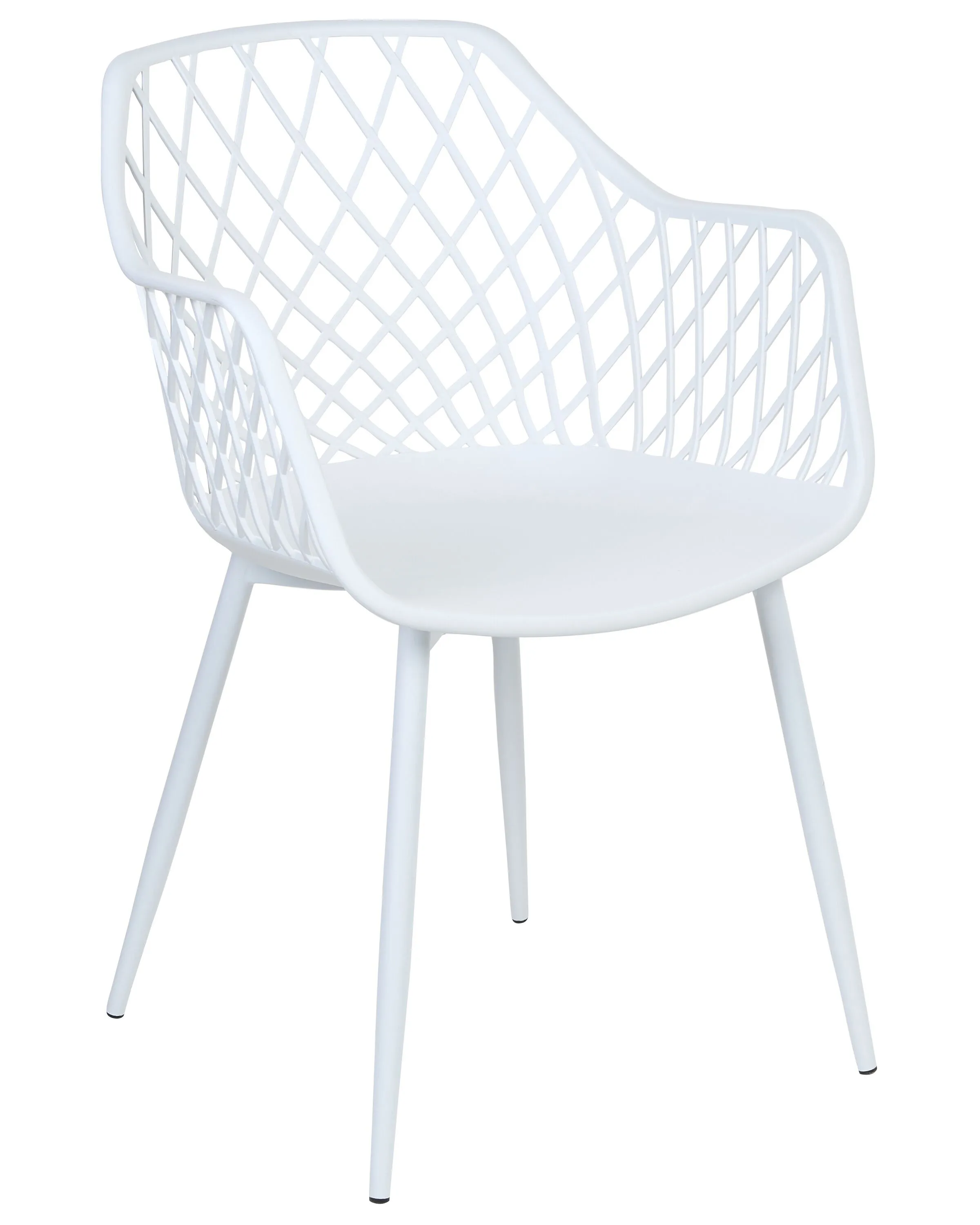 Set van 2 eetkamerstoelen NASHUA II Wit