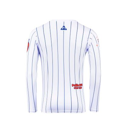 Maillot cross Pull-in RACE 2025 - Blanc / Orange