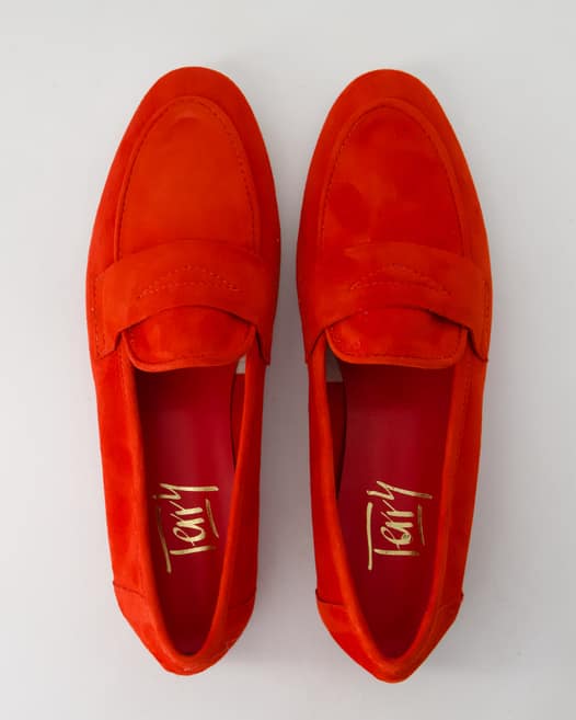 Terry Abete Slipper in Rot