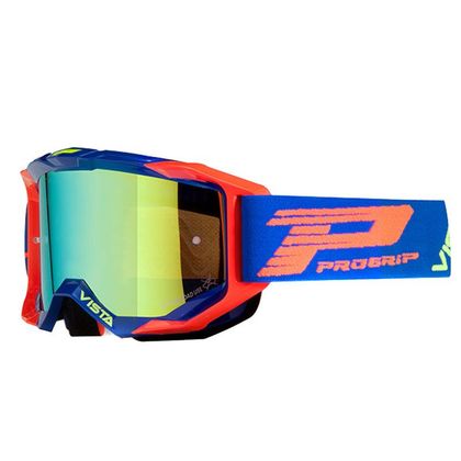Masque cross Progrip VISTA 3303/18 Bleu/Orange fluo 2021 - Bleu / Orange