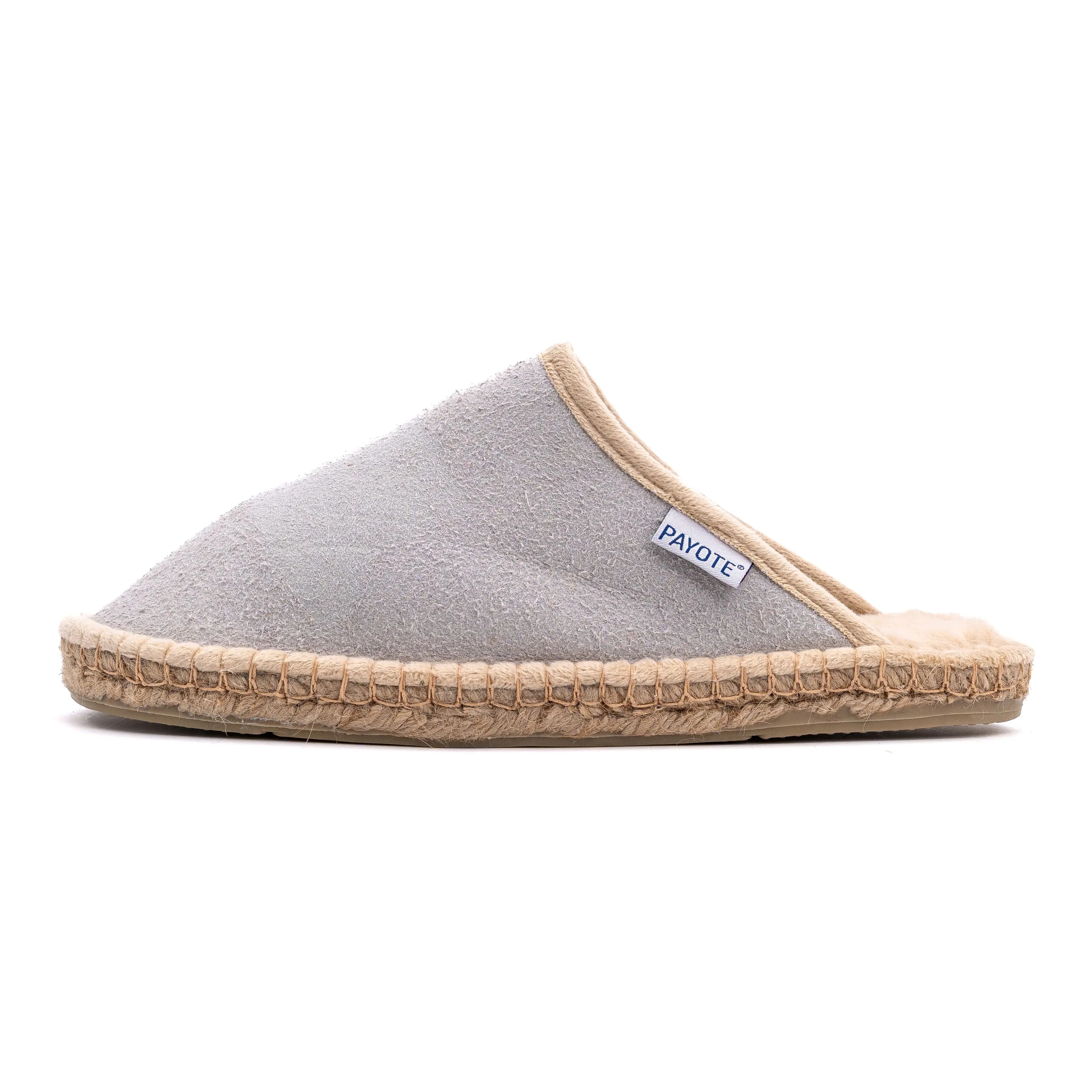 Mule Fourrée Didier Gris Clair