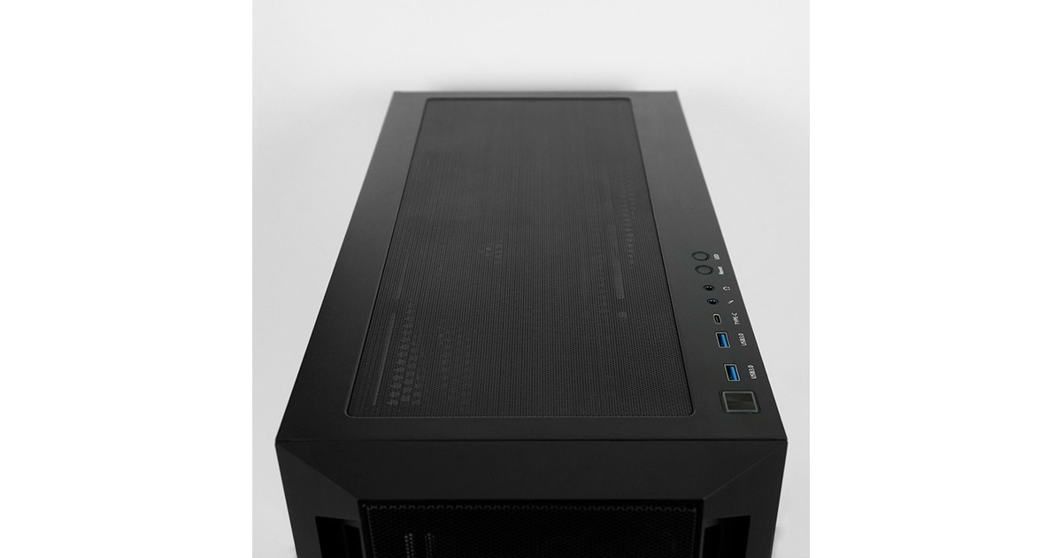 ChieftecAPEX AIR midi tower behuizing  (Zwart | 2x USB-A | 1x USB-C | RGB | Tempered Glass)