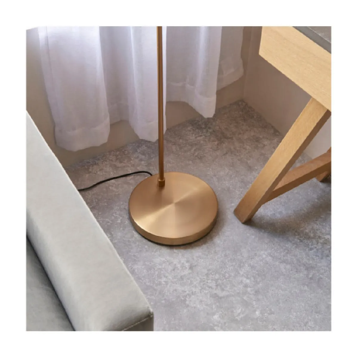 Endon Task Lampadaire - Laiton Antique