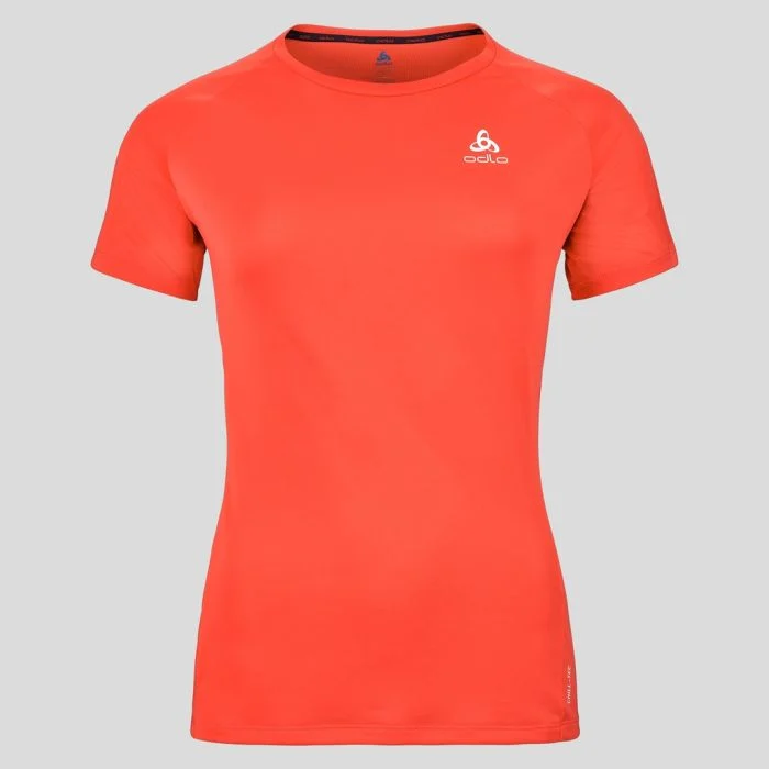 Odlo Dame Essential Chill-Tec T-Shirt Crew Neck Rød