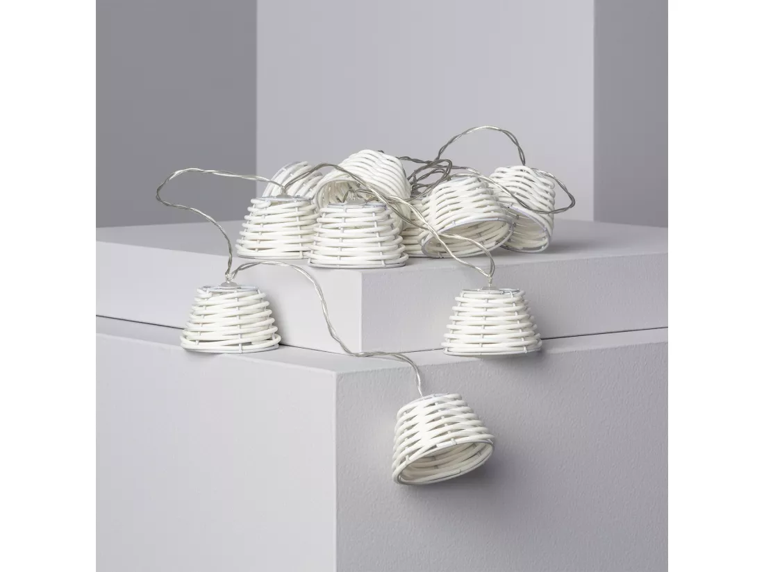 Guirlande LED Solaire Digha 1,8m Blanc