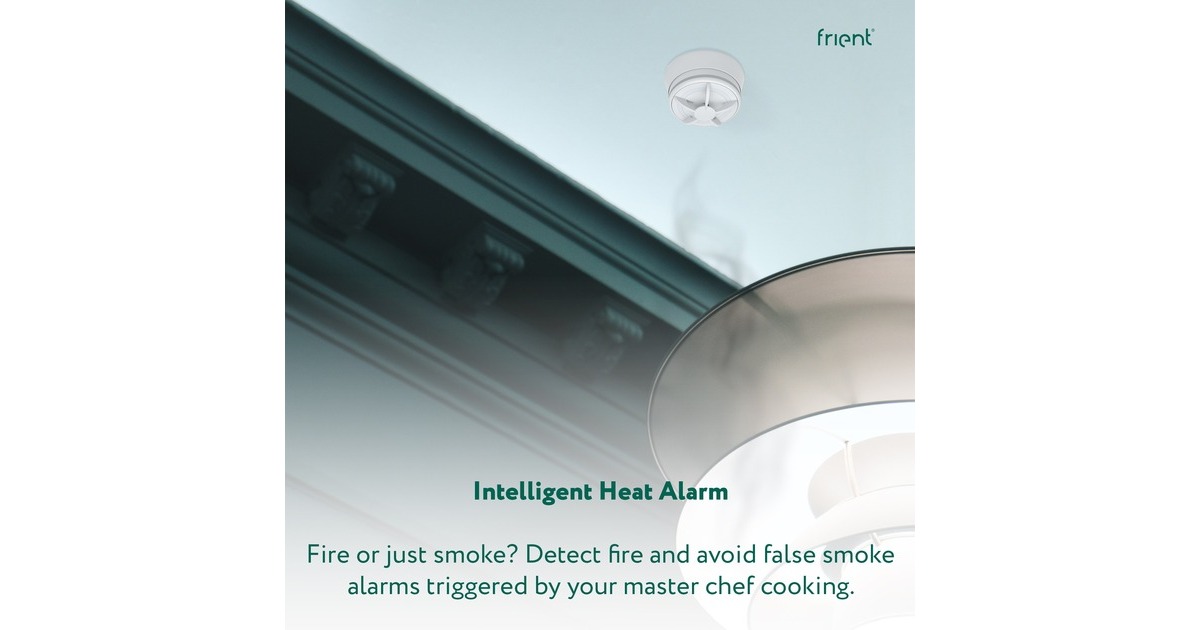 FrientIntelligent Heat Alarm melder  (Wit, Zigbee 3.0)