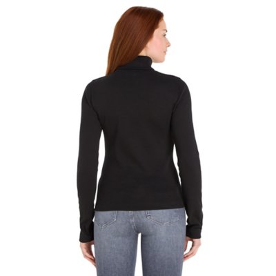 Sweatshirt femme Monologo Rib Roll CALVIN KLEIN