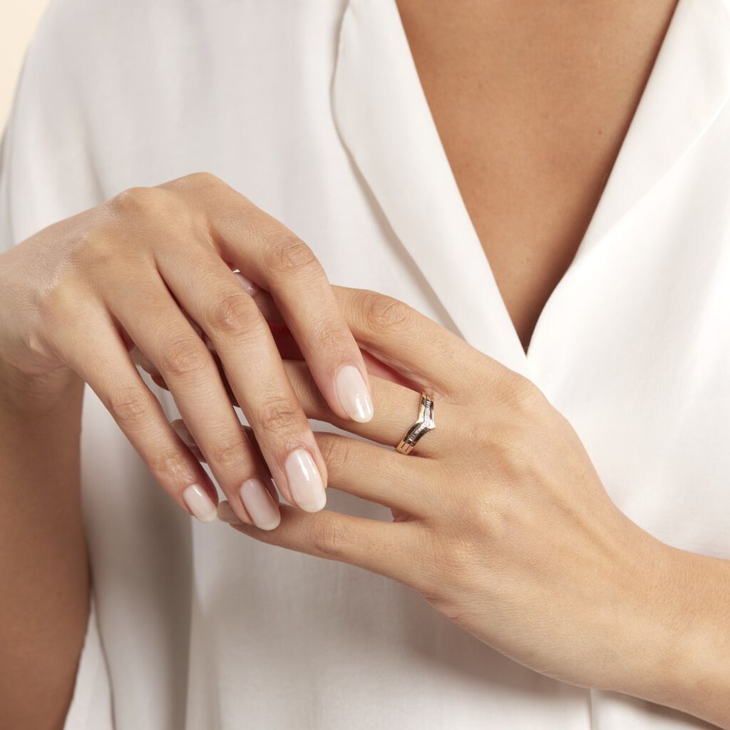 Bague Alix Or Tricolore Diamant