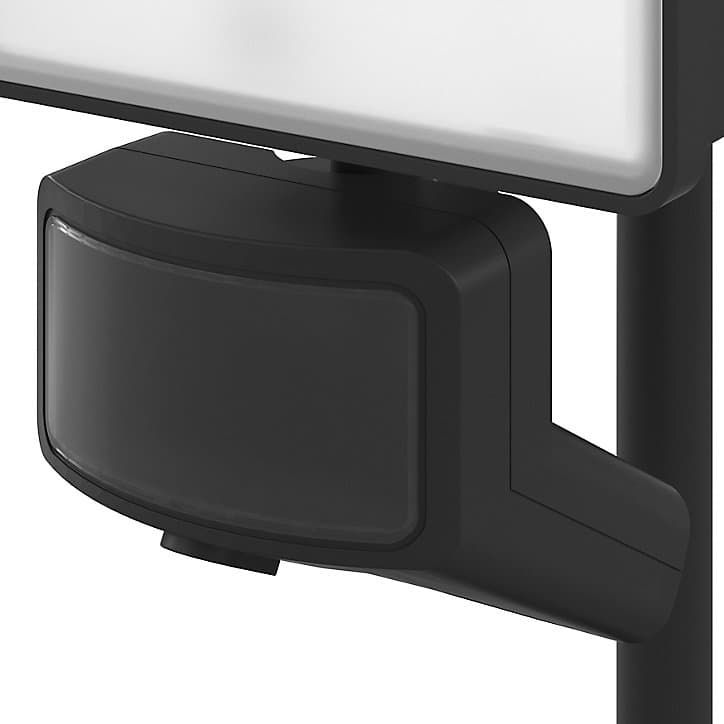 Projecteur à piquer Davern LED intégrée solaire 400lm 6W IP65 GoodHome noir