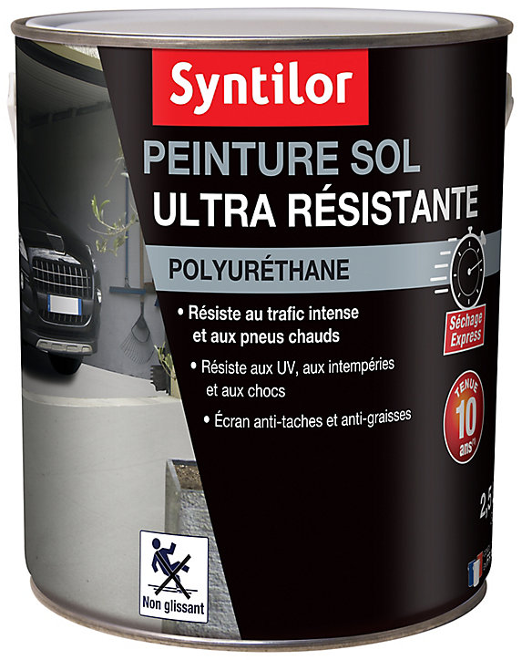 Peinture extérieure pour sol ultra résistante rivet satin Syntilor 2,5L