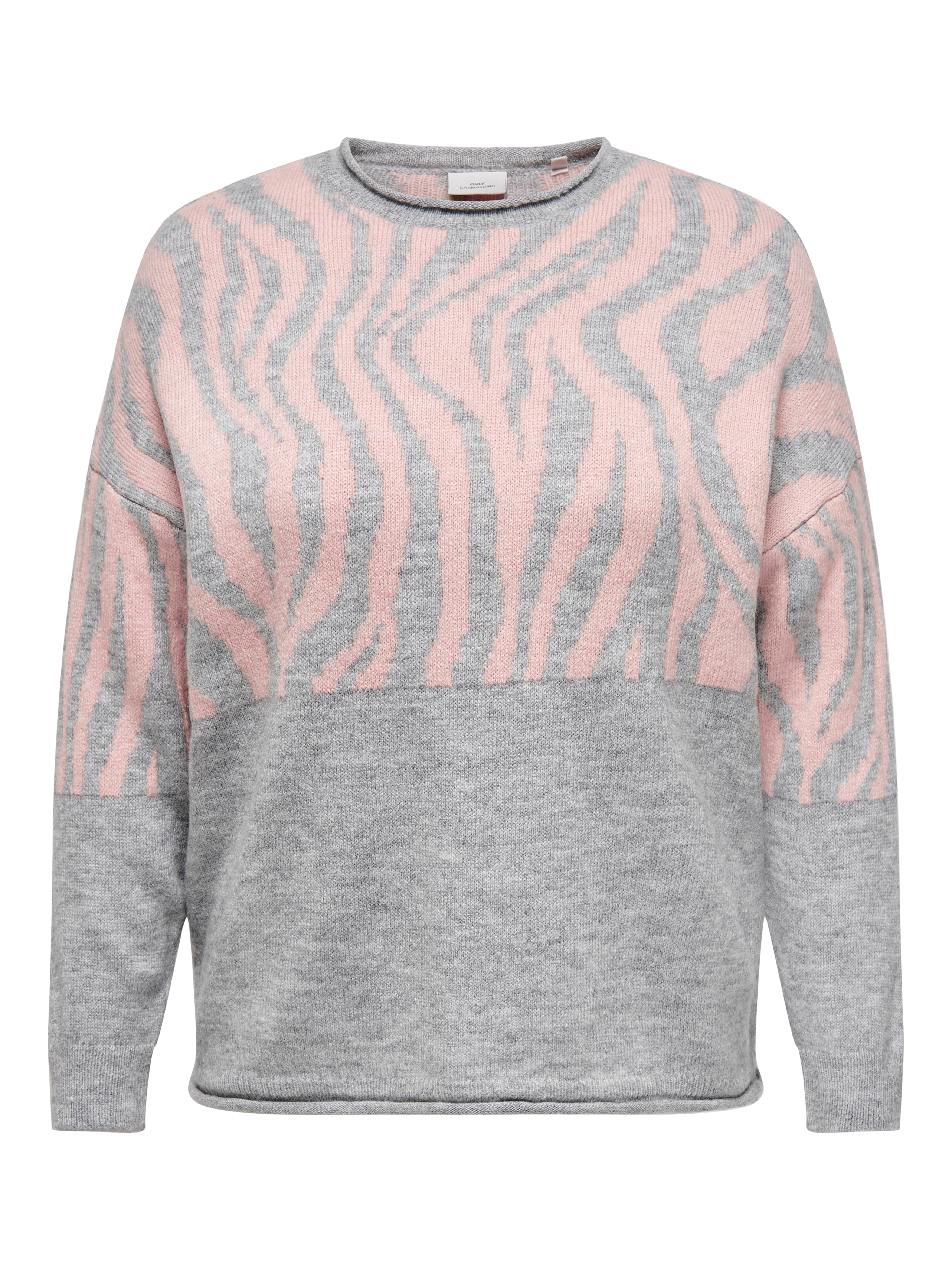 CARJADE Strickpullover Medium Grey Melange
