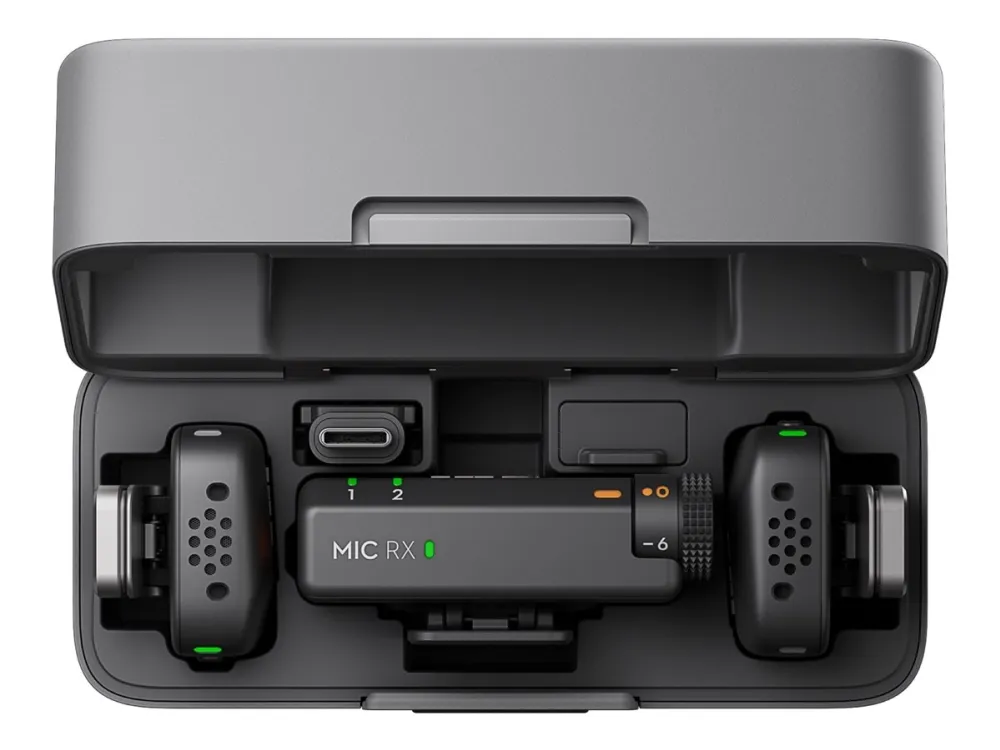 DJI Mic Mini - Mikrofonsystem - USB - sort