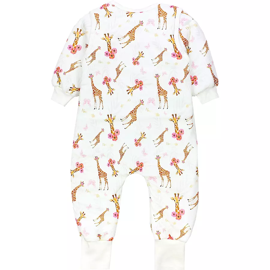 TupTam Baby Schlafsack mit Beinen und Ärmel Winter creme