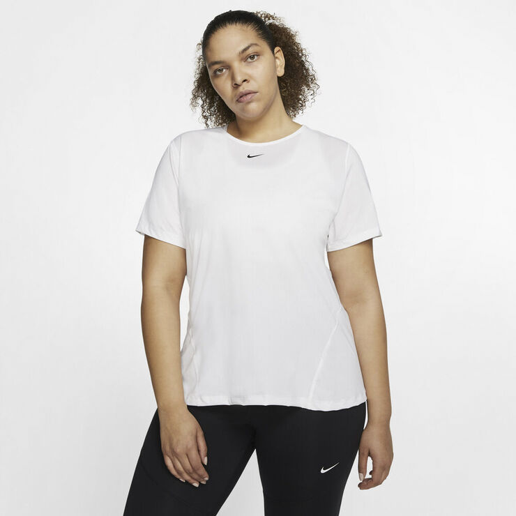 Nike Pro mesh T-shirt Hvid